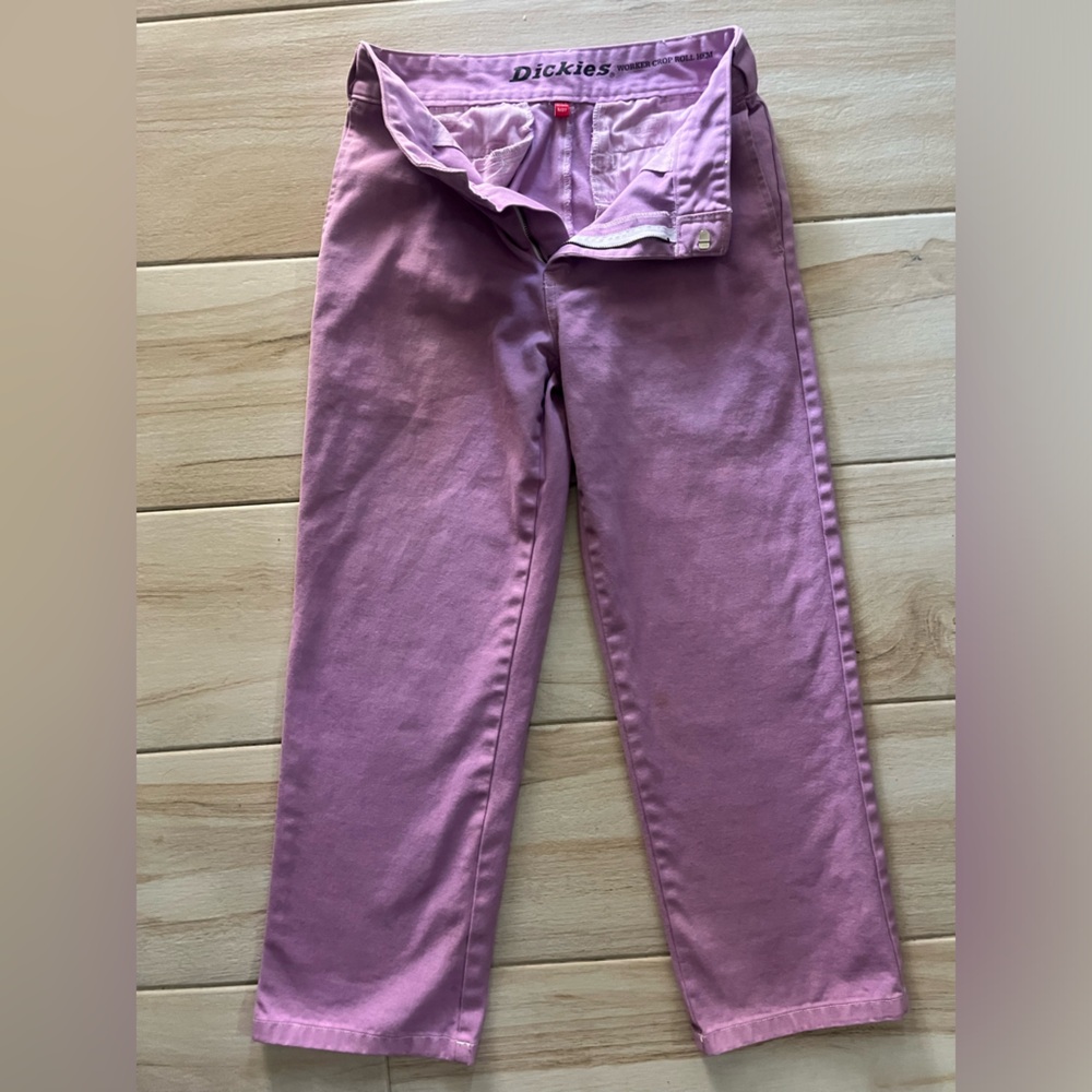 Dickies Lavender Worker Crop Pants